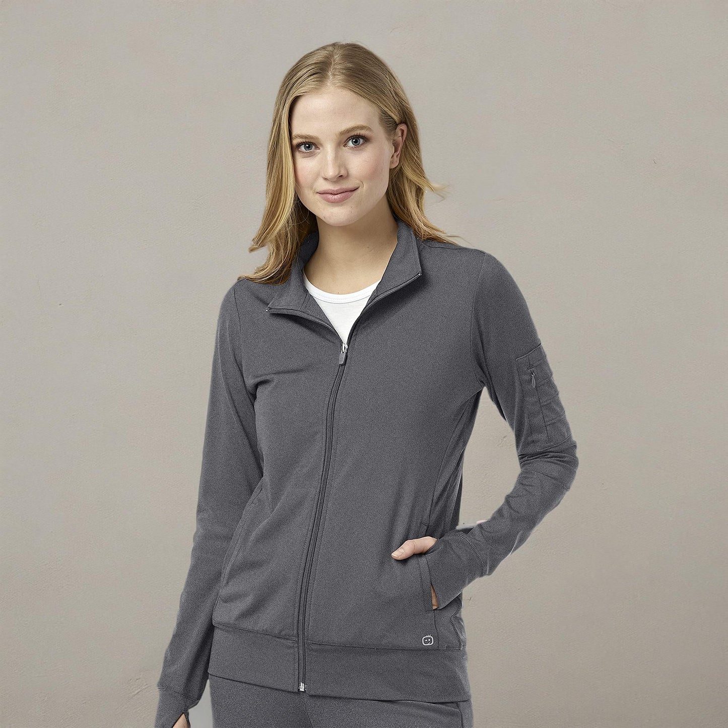 WINK Women's Women's Moto Scrub Jacket