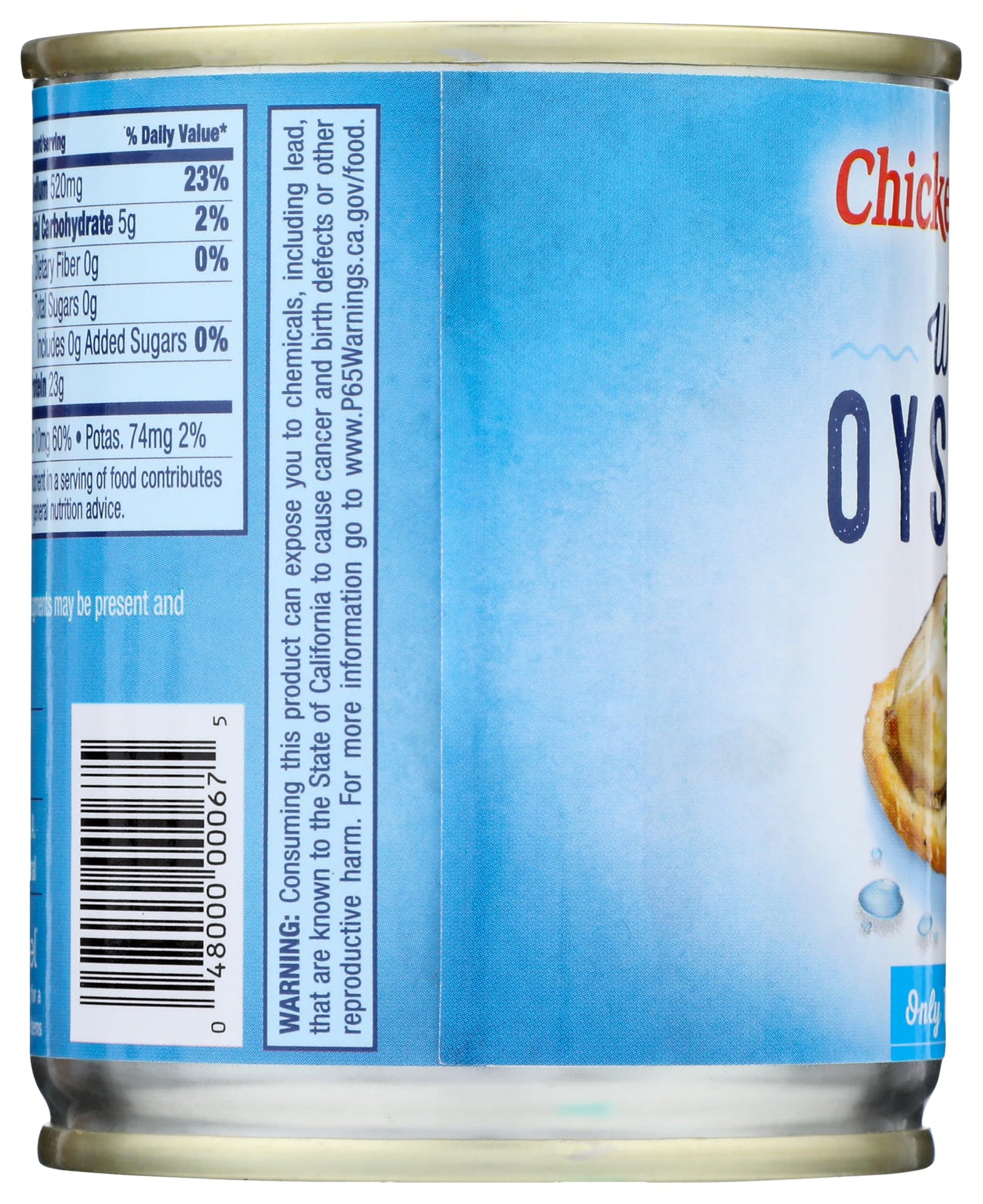 Chicken of the Sea Whole Oysters, Great for Recipes, 8-Ounce Cans (Pack of 1)
