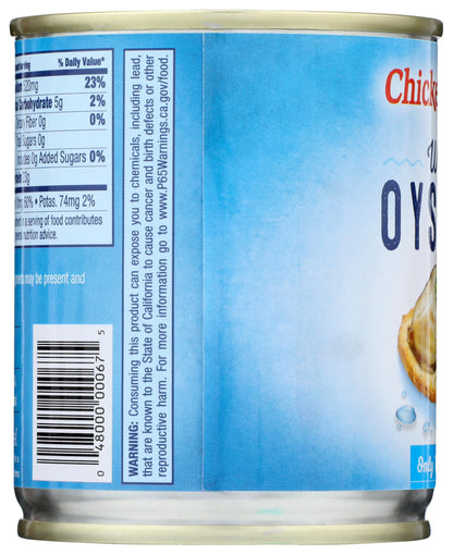 Chicken of the Sea Whole Oysters, Great for Recipes, 8-Ounce Cans (Pack of 1)