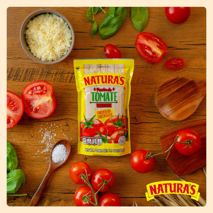 NATURA'S Natural Tomato Paste, Heat-and-Eat Tomato Paste in 7.1oz. Easy-Open Pouch (Pack of 3)