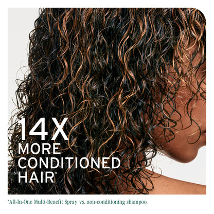 Biolage All-In-One Multi-Benefit Spray - Leave-In Treatment, Heat Protectant, Shine, Frizz Control, For All Hair Types, Coconut Oil, Vegan & Paraben-Free