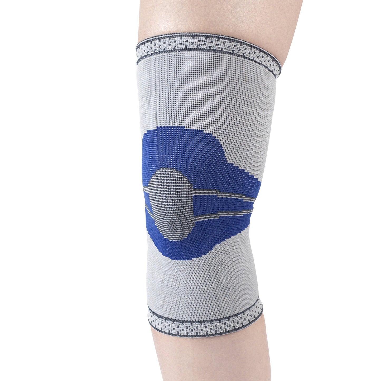 Champion Elastic Knee Support Compression Sleeve, Gray, Small