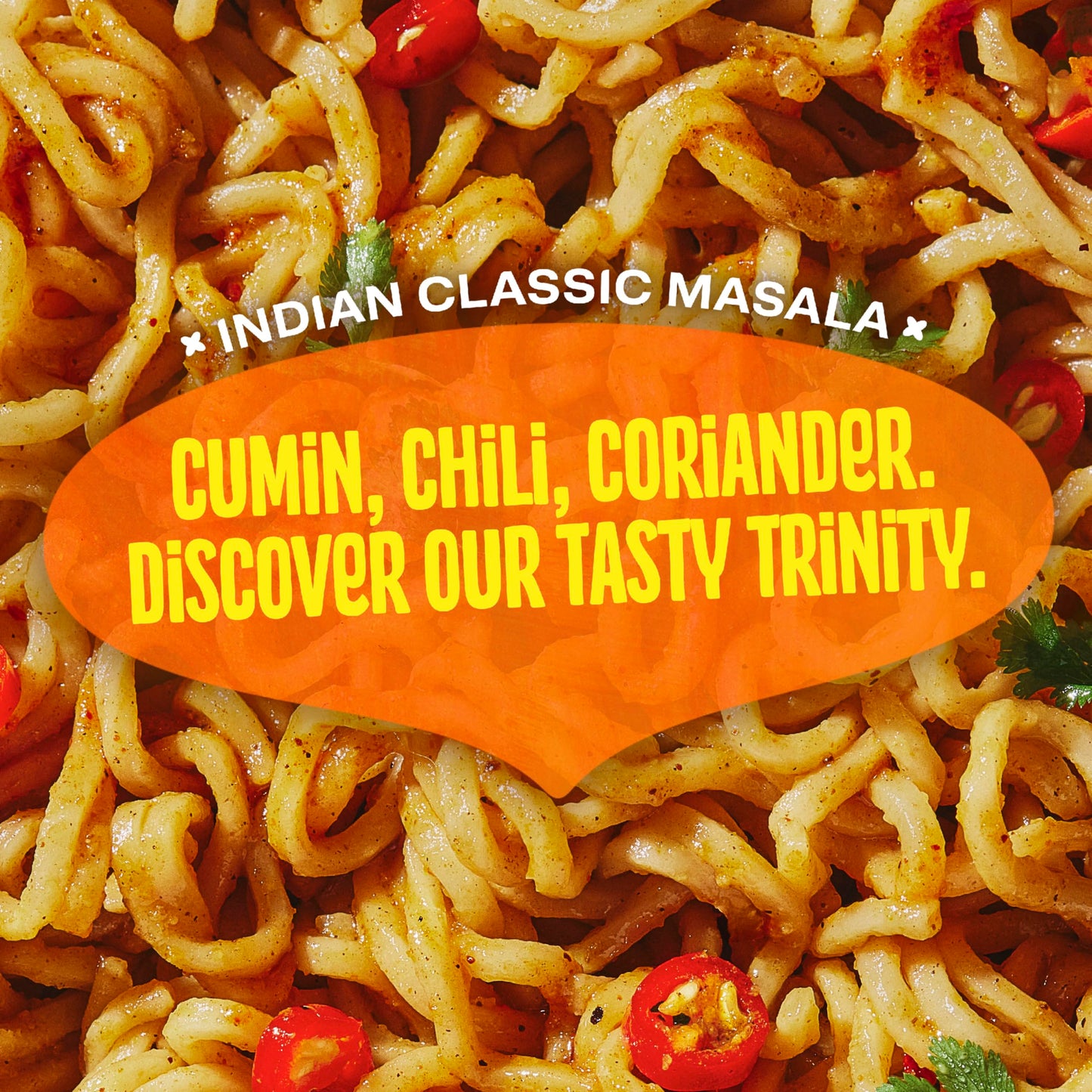 Maggi Indian Classic Masala Noodles, Instant Noodles, 3 Min Indian Noodles, Mildly Spicy, 24Pk