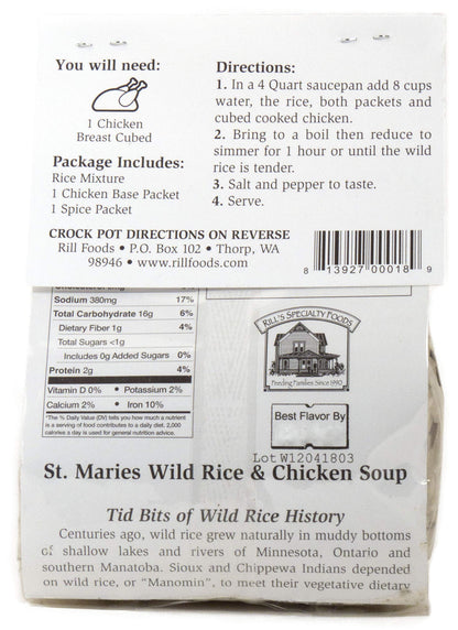 Rill Foods St. Marie's Wild Chicken Soup Mix 8 oz each (2-Pack)