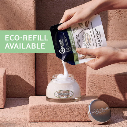 L'Occitane Almond Milk Concentrate, 48 Hour Hydration*, Moisturizes, Firms & Smooths Skin with Almond Milk & Oil, Clean Skincare, Non-Greasy, Vegan