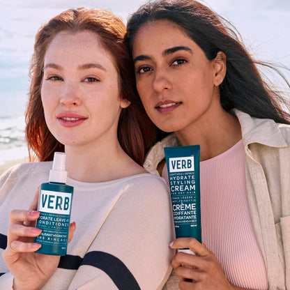 VERB Hydrate Leave-In Conditioner, 6.5 fl oz – Nourish Dry + Frizzy Hair - Smooth + Detangle - Amber + Warm Jasmine Scent