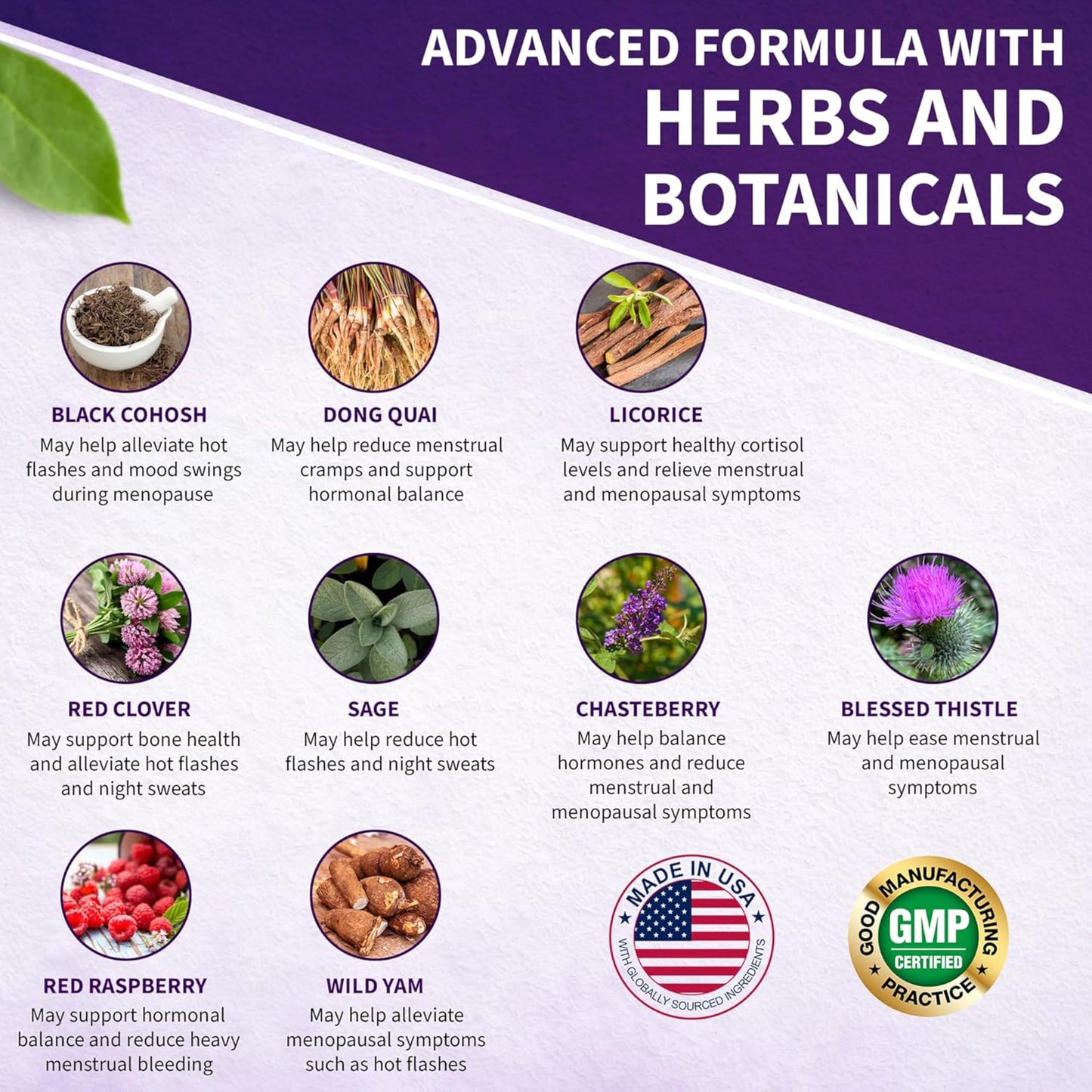 Women’s Support Supplement- Natural Hormone Regulation- Menopause Support Supplement- Estrogen Rich Supplement- Active Ingredients Pills to Help Balance Hormones Non-GMO