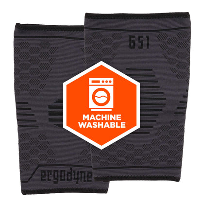 Ergodyne - 16593 ProFlex 651 Elbow Compression Sleeve, Brace Support for Men and Women Black Medium