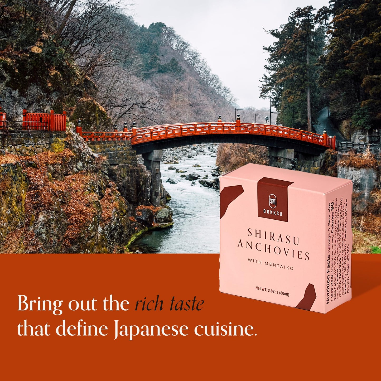 Bokksu Tinned Shirasu Anchovies with Cod Roe (4-Pack) - Authentic Japanese Rich Umami Canned Anchovies with Mentaiko for Onigiri, Pasta, Tamagoyaki Omelettes, and More