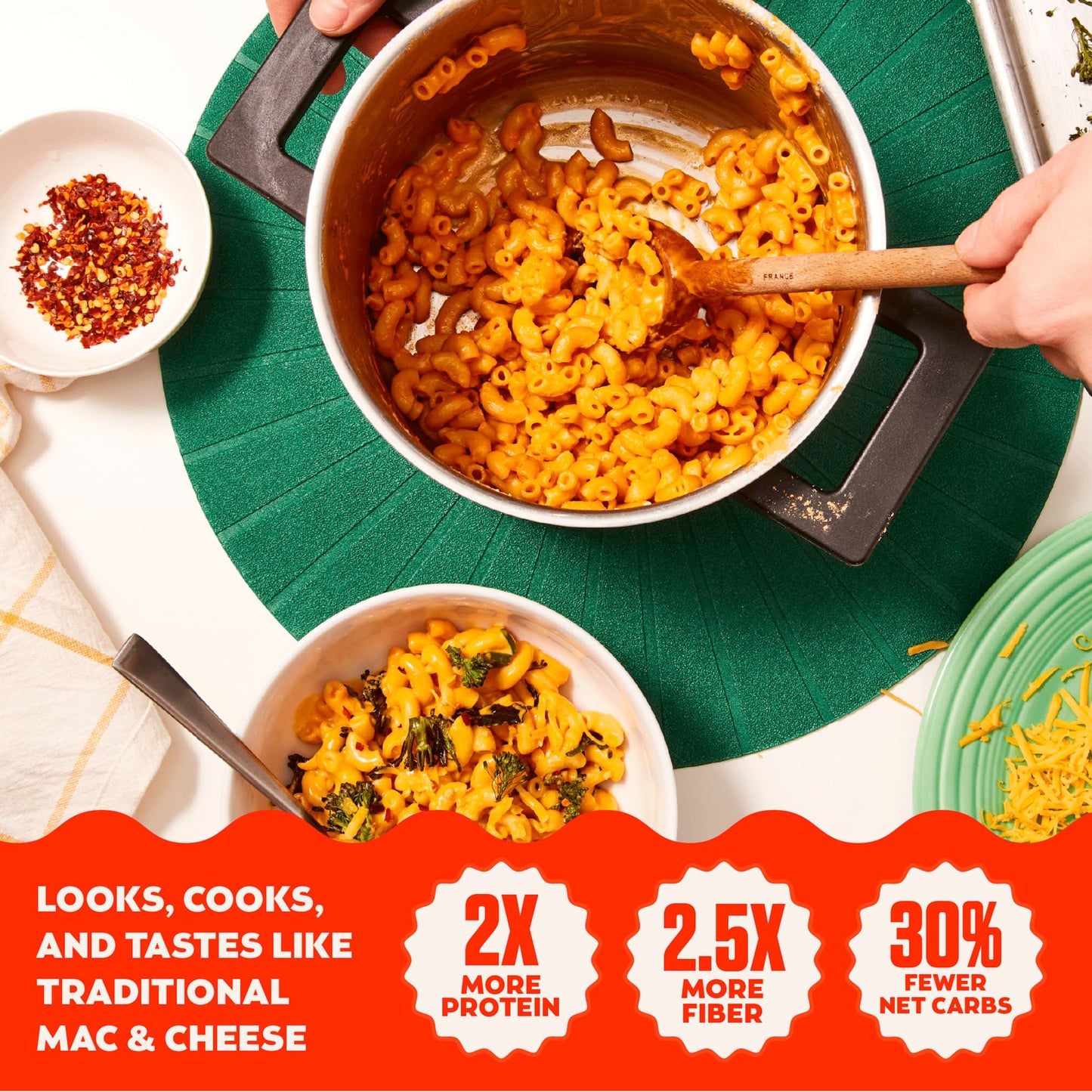 Banza Shells & Classic Cheddar Mac and Cheese - High Protein, Gluten Free, and Lower Carb Protein Mac and Cheese - 5.5oz