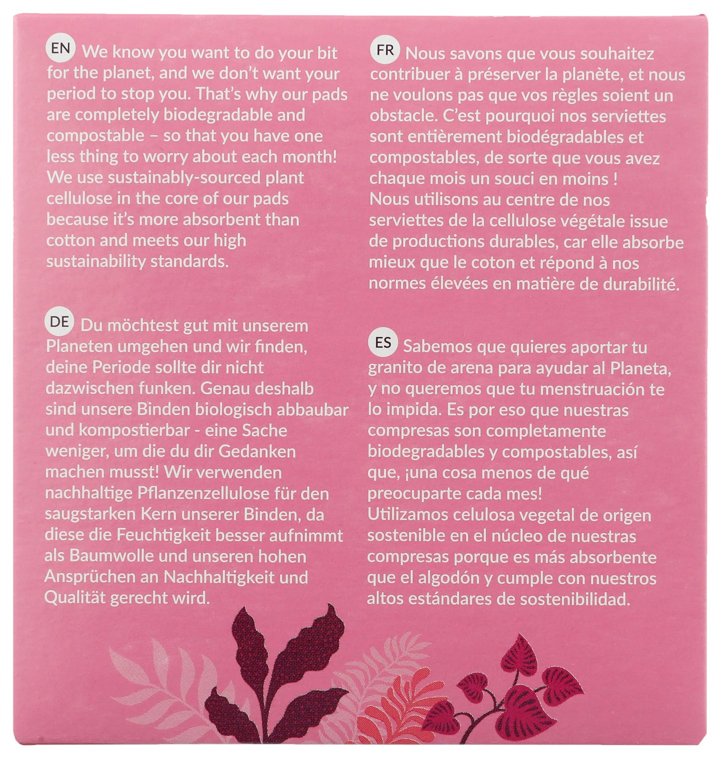 Natracare Ultra Extra Pads with Wings, Long, Individually Wrapped, Made with Certified Organic Cotton, Ecologically Certified Cellulose Pulp and Plant Starch (1 Pack, 8 Pads Total)
