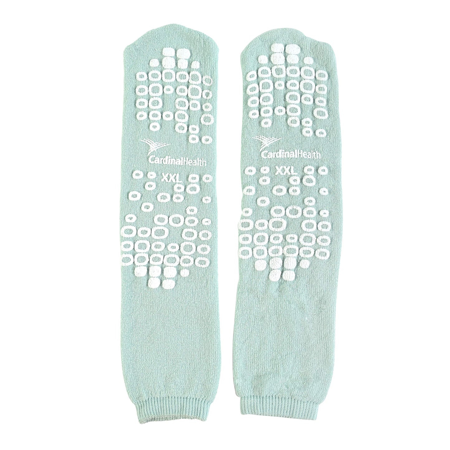 Cardinal Health 68125-GRN Terry in Double Tread Patient Safety Slippers, Green, 2X-Large, Case of 48 Pairs