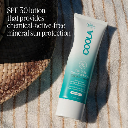 COOLA Organic Mineral Sunscreen & Sunblock Body Lotion, Skin Care for Daily Protection, Broad Spectrum SPF 30, Tropical Coconut