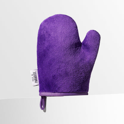 Isle of Paradise Self-Tan Mitt, Hyaluronic Acid Infused, Machine-Washable & Reusable, Double-Sided Tanning Glove For Streak-Free Body & Face Self Tanner, Vegan & Cruelty Free, 1 Count