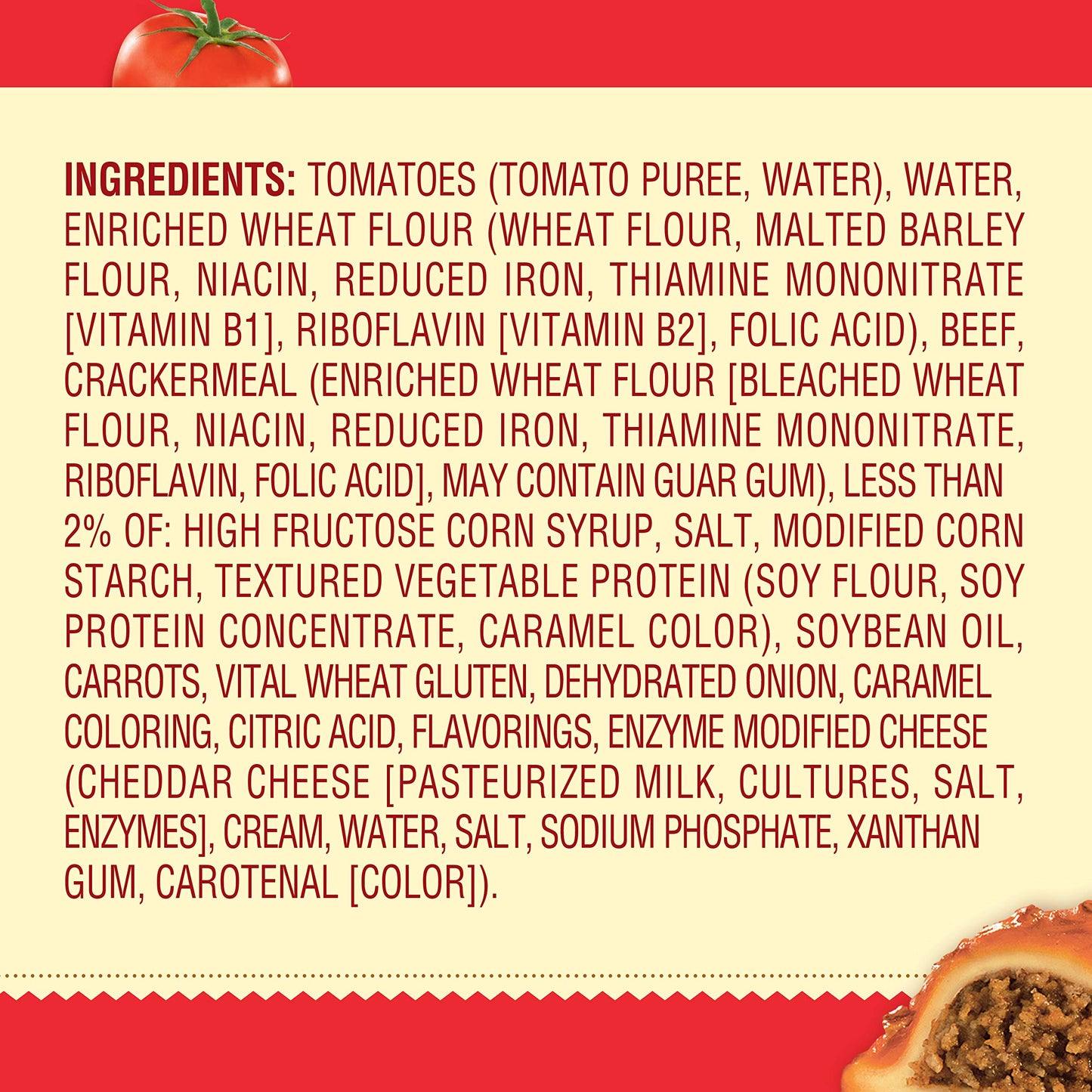 Chef Boyardee Overstuffed Beef Ravioli, 15 Oz Can
