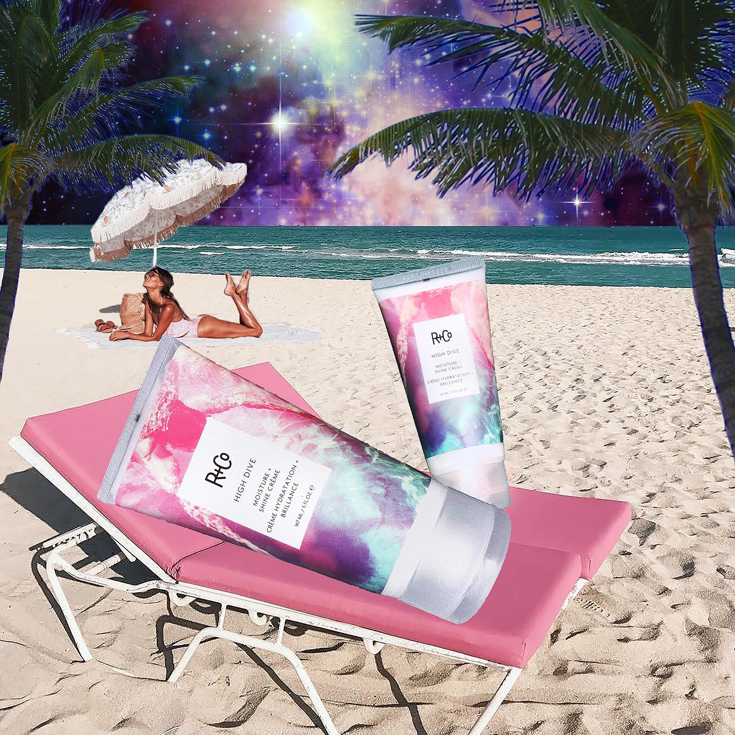 R+Co HIGH DIVE Moisture + Shine Crème | Leave-In Hydrating Cream for Smooth, Frizz-Free Hair | Adds Softness, Shine & Manageability | Vegan & Color-Safe