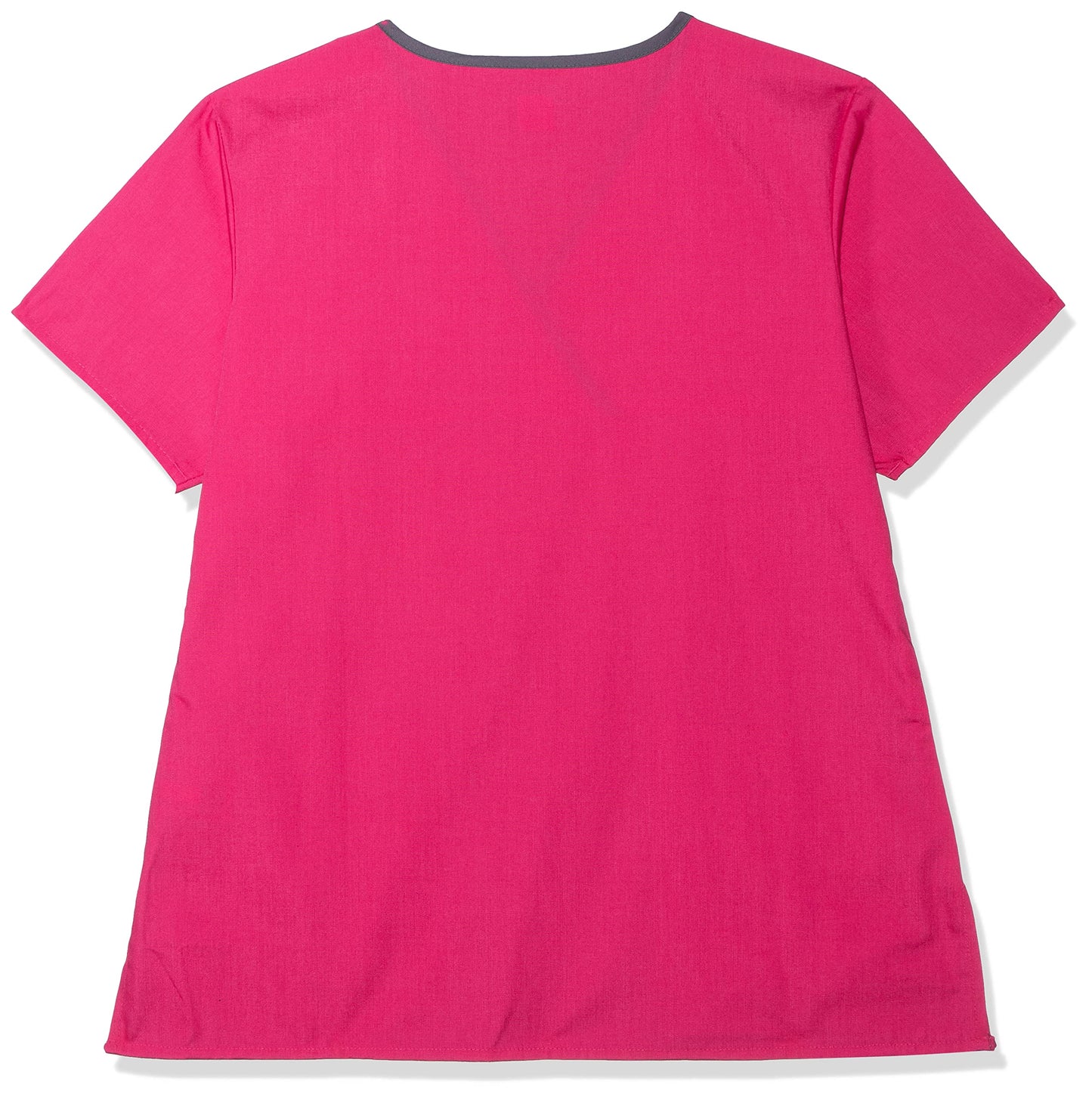 WonderWink Women's Scrubs Charlie 5 Pocket Y-Neck Wrap Top, Hot Pink, XX-Large
