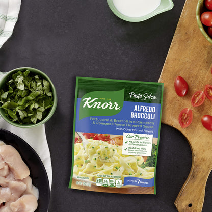 Knorr Pasta Sides Dish, Alfredo Broccoli, 4.5 Ounce, (Pack of 8)