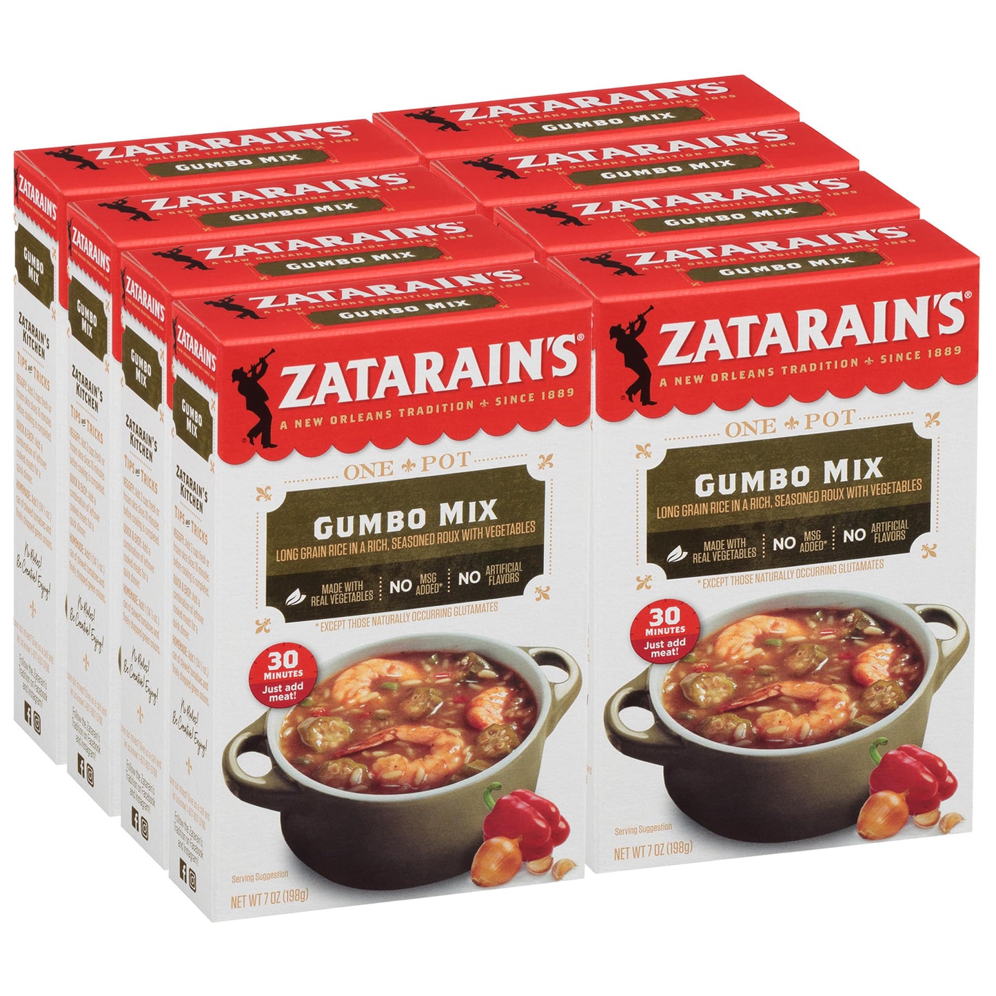 Zatarain's Gumbo Mix, 7 oz (Pack of 8)