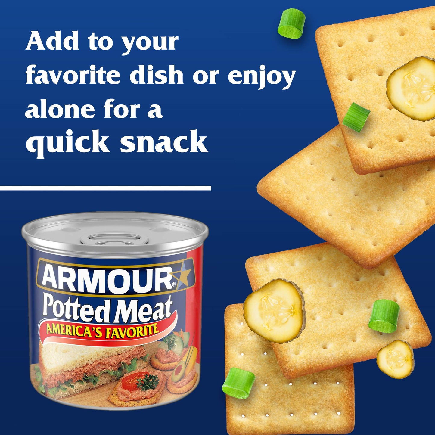Amour Star Potted Meat, Canned Meat, 5.5 OZ (Pack of 24)