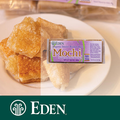 EDEN FOODS Organic Sweet Brown Rice Mochi, 10.5 OZ