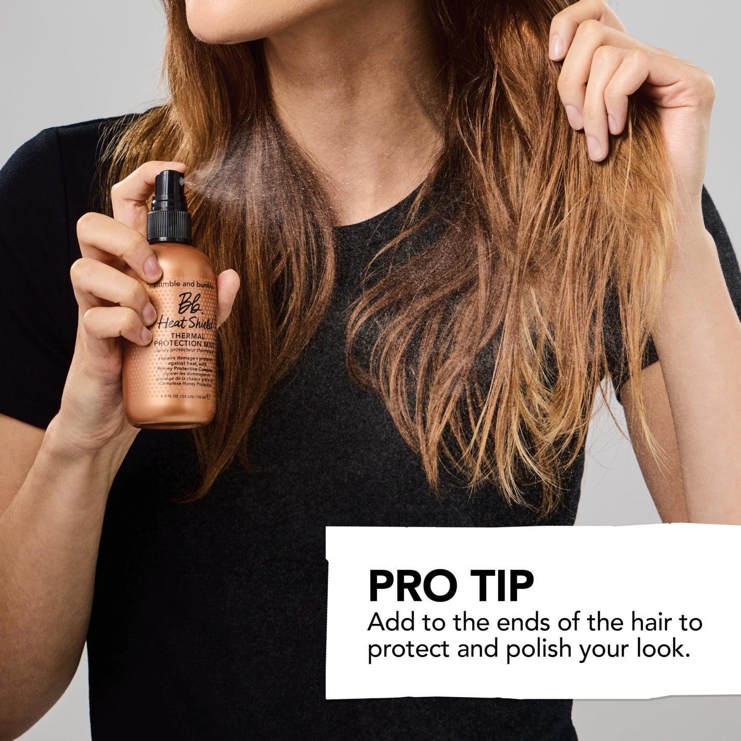 Bumble and bumble. Heat Shield Blow Dry Accelerator Hair Mist | Reduce Blow Dry Time, Anti Frizz, Heat Protection, Smooths | For All Curly, Wavy, Straight Hair Types