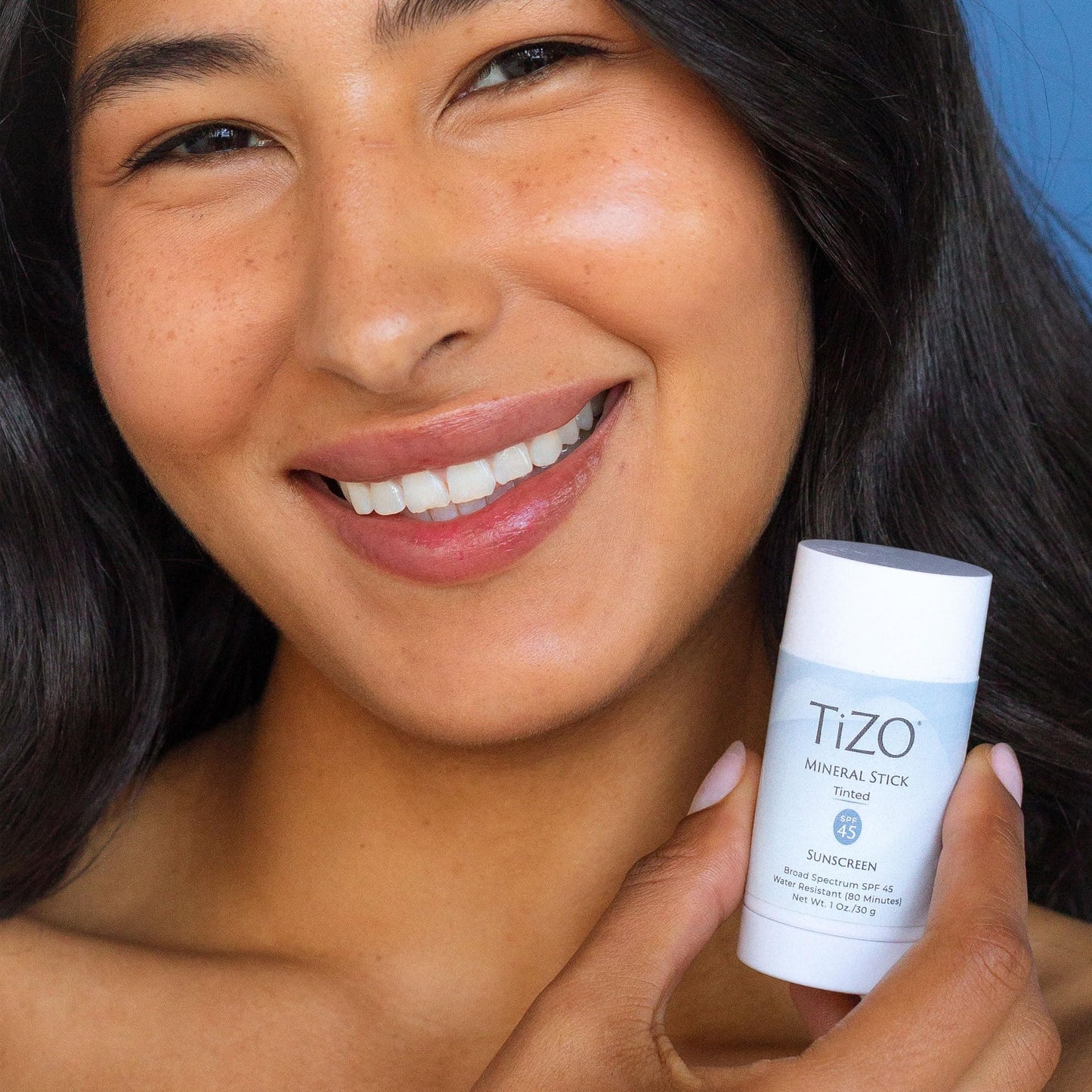 TiZO Mineral Stick Tinted SPF 45 | Water Resistant (80 minutes) | Broad Spectrum Sunscreen | UVA/UVB Protection | Invisible to Sheer Finish | Easy On-the-Go Application | 1 oz / 30 g