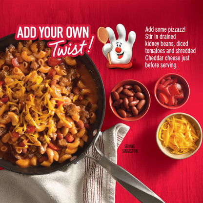 Hamburger Helper Chili Macaroni Pasta Meal (5.2 oz - 12 Pack) No Artificial Flavors, Ready in 3 Easy Steps, Quick Meals for Midweek Dinners, Busy Evenings & Families On-the-Go