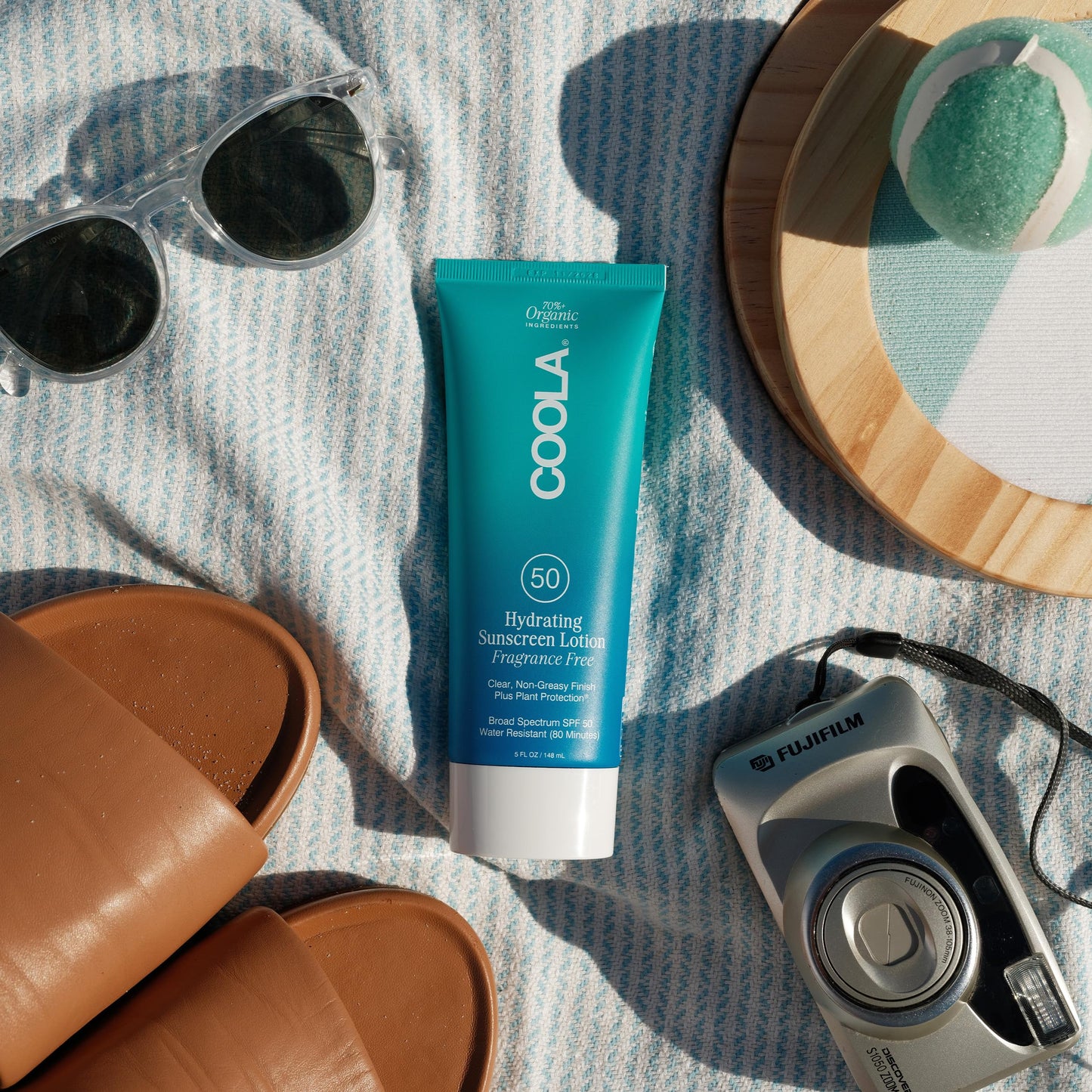 COOLA Organic Sunscreen SPF 50 Sunblock Body Lotion, Dermatologist Tested Skin Care for Daily Protection, Vegan and Gluten Free, Fragrance Free, 5 Fl Oz