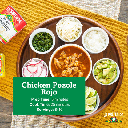 La Preferida White Hominy, Maíz Blanco (Nutty Corn Kernels with Hint of Lime & Salt) – A Traditional Base for Pozole, Soups, Stews & Homemade Tortillas, 29oz. (Pack of 3)