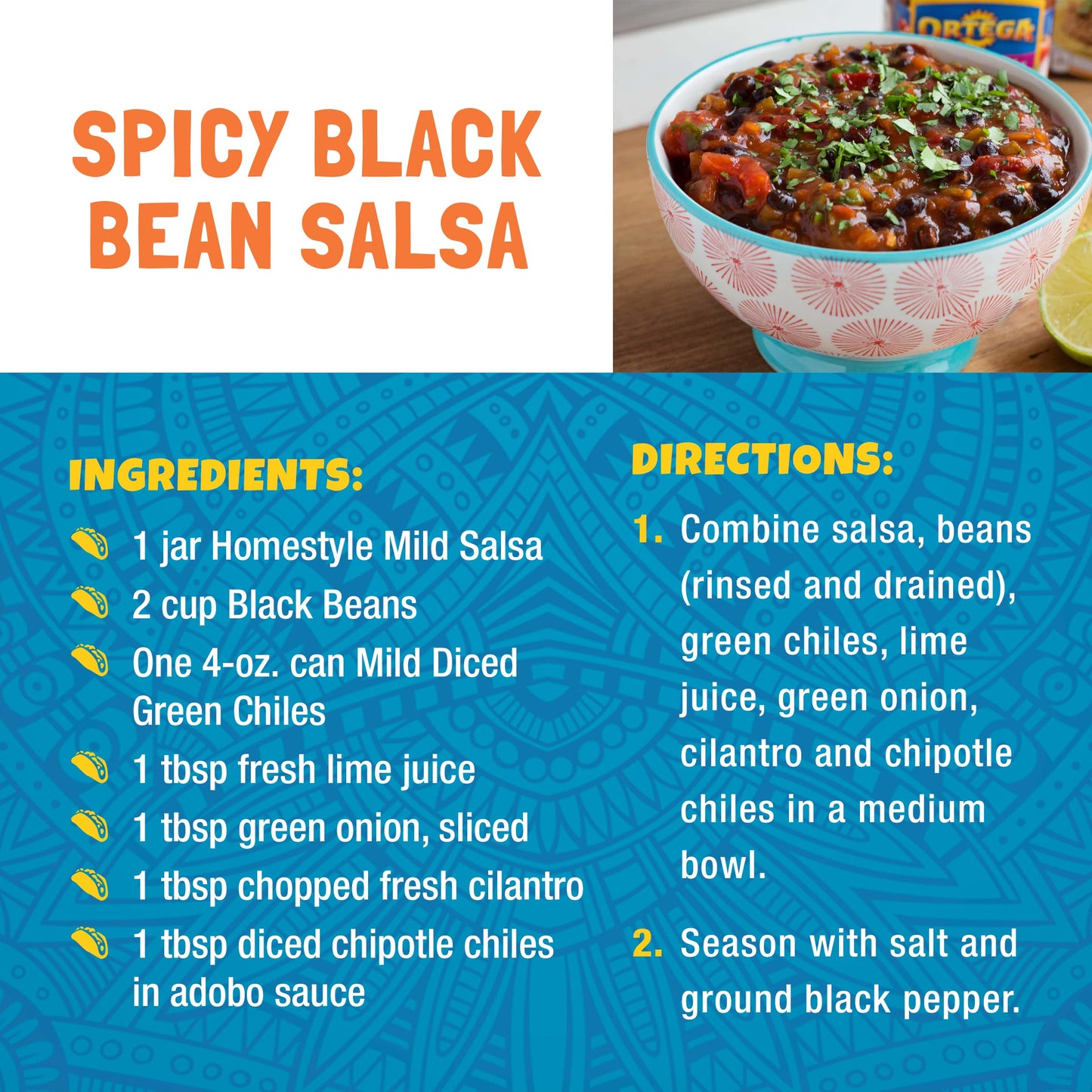 Ortega Black Beans, Original Flavor, 15 Ounce