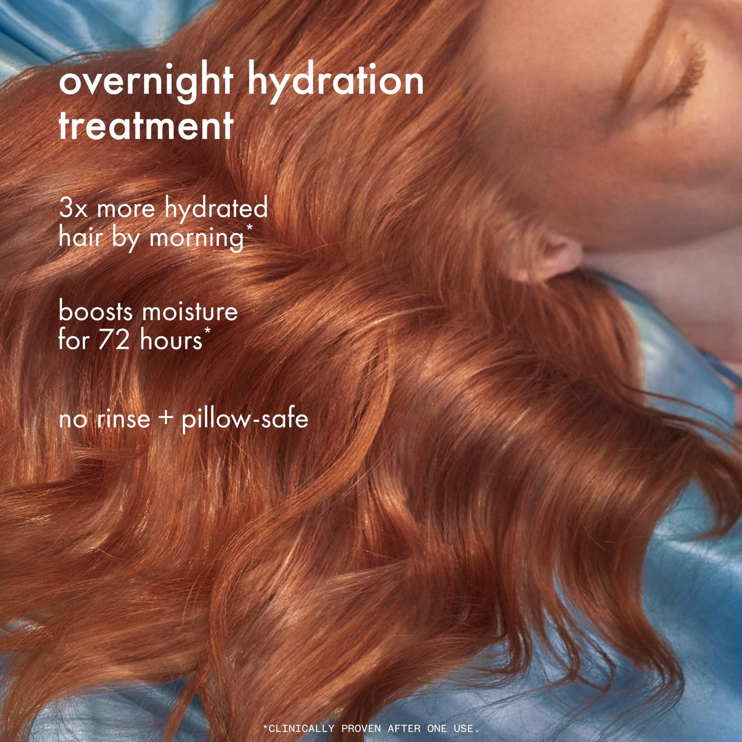 amika dream routine overnight hydrating hair mask | no rinse leave-in treatment for dry hair, ultra-hydrating, with hyaluronic acid for long-lasting moisture