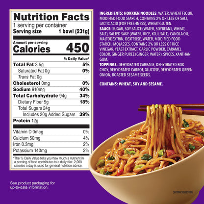 Annie Chun's Teriyaki Noodle Bowl, 8.16 oz (Pack of 1)
