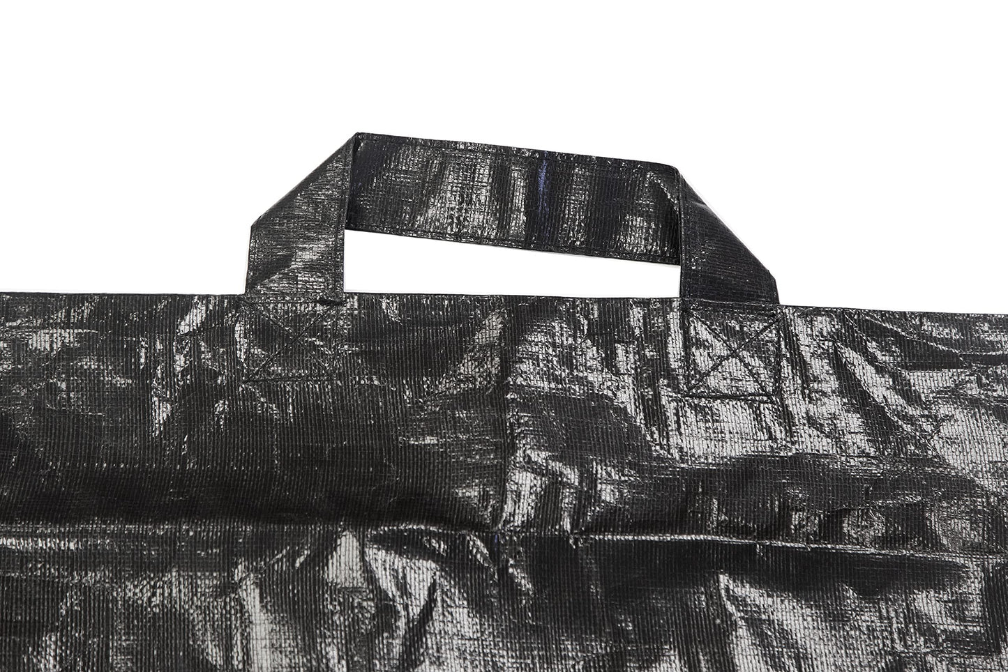 Primacare BB-3201 Body Bag Stretcher Combo with 8 Side Handles and Center Zipper, Waterproof Bags for Outdoor Camping Hiking and Sleeping, Polyethylene Cadaver Disaster Pouch, 90" x 36", Black