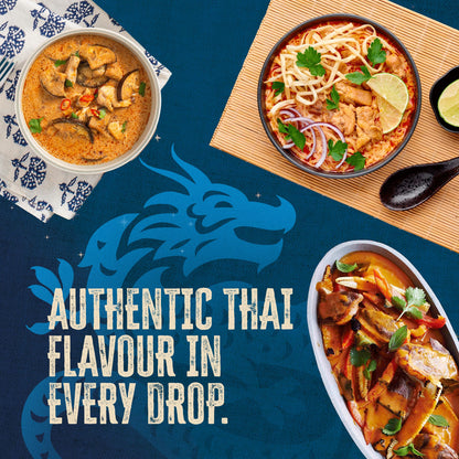 Blue Dragon Pad Thai 3 Step Cooking Sauce & Rice Noodle Kit - 7.7oz (Pack of 6) - Pre-Portioned Sachets of Dried Rice Noodles, Pad Thai Sauce, & Aromatic Herbs & Spices - Vegan, Non-GMO & Gluten-free