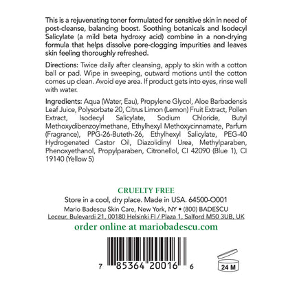 Mario Badescu Keratoplast Cleansing Lotion Toner - Soothing & Rejuvenating Skin Care Face Toner with Aloe Vera