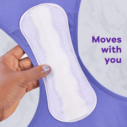 Always Panty Liners for Women Anti-Bunch Xtra Protection Daily Liners, Long, Unscented, 136 Count