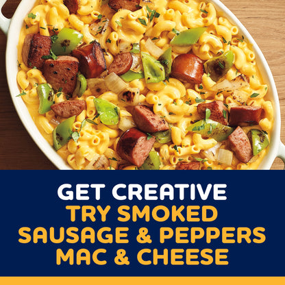 Kraft Deluxe Mac and Cheese, 1 Box, for Easy Dinner or Dinner Sides, Four Cheese, No Artificial Dyes or Flavors, 14 oz