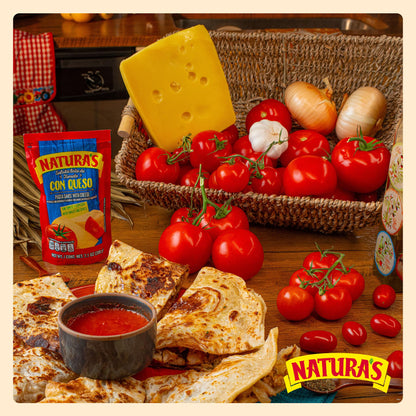 NATURA'S Cheese Pasta Sauce, Ready-to-Eat Salsa Con Queso in 7.1oz. Easy-Open Pouch (Pack of 3)