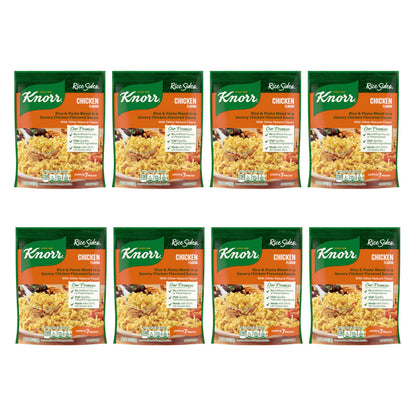 Knorr Rice Sides 8 Count Chicken Flavor Fried Rice For a Tasty Rice Side Dish No Artificial Flavors 5.7 oz