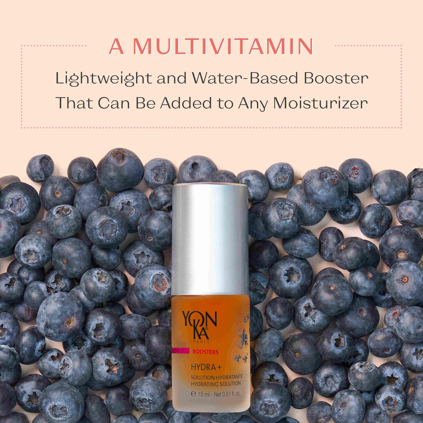 Yon-Ka Booster Hydra Plus | Deeply Hydrating Recovery Concentrate | Treat Seasonal Dryness and Prevent Breakouts | With Vitamin C and Brown Algae | Paraben-Free | 0.51 fl oz