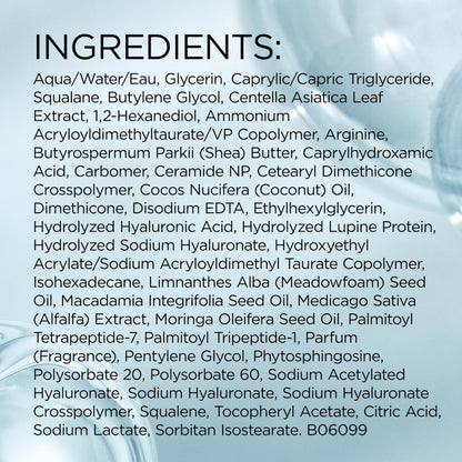 Elizabeth Arden Hyaluronic Acid + Peptides Ceramide Hydra-Plumping Water Cream, Lightweight Gel Texture, Deeply Hydrating + Firming Moisturizer, 1.7 oz