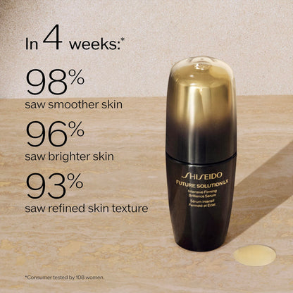 Shiseido Future Solution LX Intensive Firming Brilliance Serum - Hydrates, Plumps & Firms Skin - Non-Comedogenic - All Skin Types