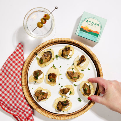 Ekone Original Smoked Oysters Farmed, Raised, Canned in Washington State 3oz (6 Pack)