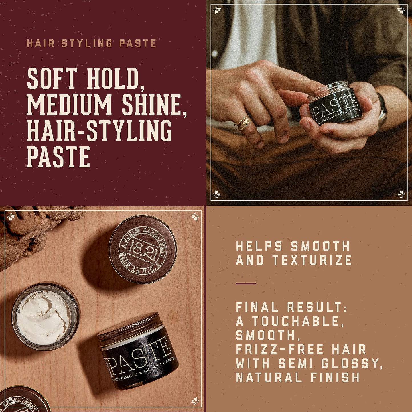 18.21 Man Made Men's Book of Good Grooming Gift Set