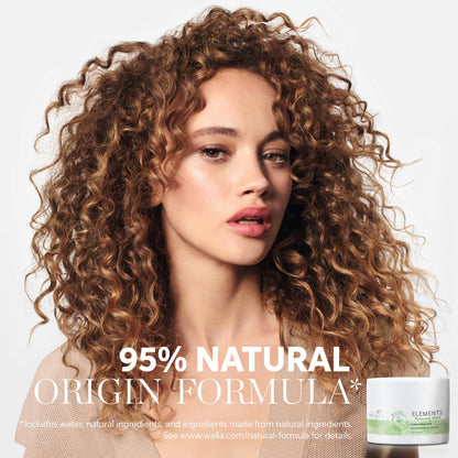 Wella Professionals Elements Silicone Free Renewing Moisturizing Hair Mask For All Types Normal to Oily Scalp Fl oz