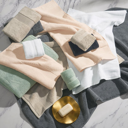 Ted Baker 4-Pack Washcloth Set - 100% Cotton - Soft, Highly Absorbent - 13" x 13", White