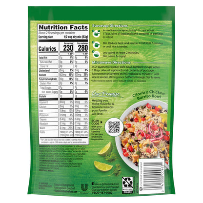 Knorr Cilantro Lime Side Meal Rice Sides Cilantro Lime 5.5 oz