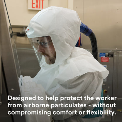 3M PAPR Respirator, Versaflo Powered Air Purifying Respirator Kit, TR-600-ECK, Easy Clean and Easy to Use, All-in-One Respiratory Protection, High Capacity Battery, Food Safety, Painting