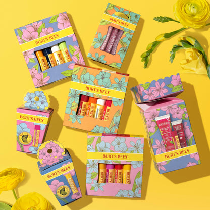Burt's Bees Mothers Day Gifts for Mom, 3 Self Care Products, You're One in a Melon - Watermelon & Mint Hand Cream, Watermelon Lip Balm & Rush Squeezy Tinted Lip Balm (Packaging May Vary)
